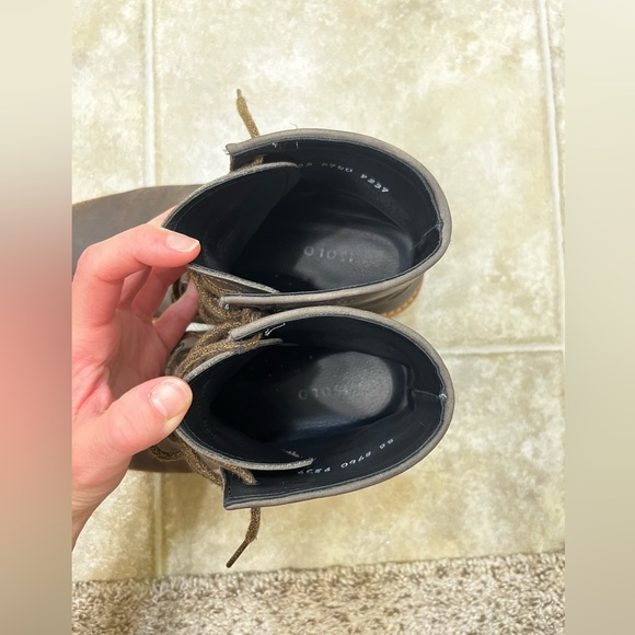 Nisolo Amalia Boot in Tobacco Gray Size 8 - Picture 2 of 5